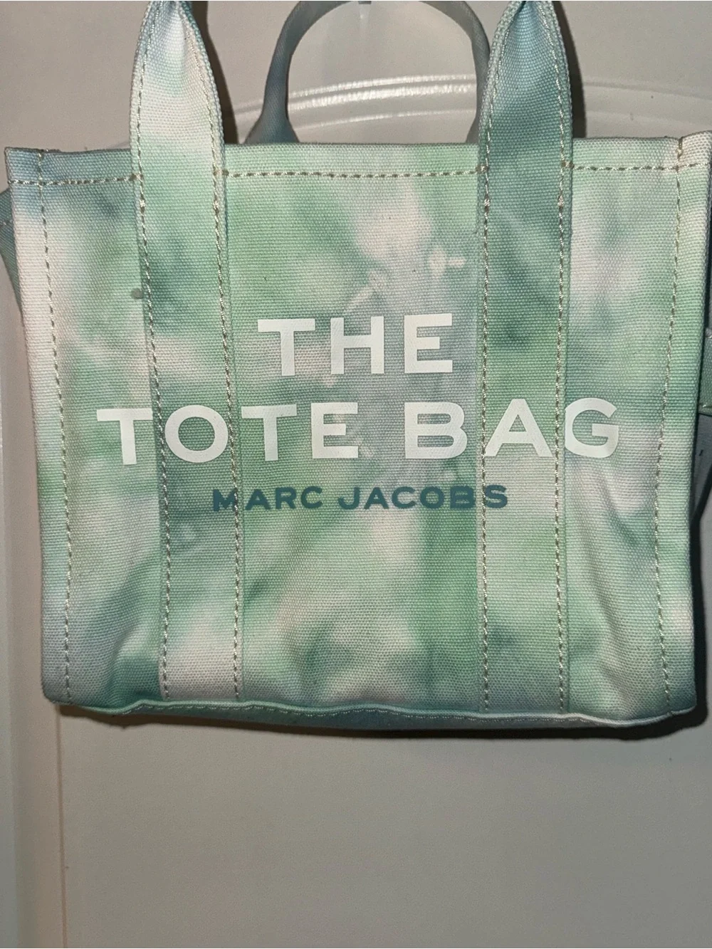 Marc Jacobs The Tote Bag - Mint Tie-Dye Canvas NWT